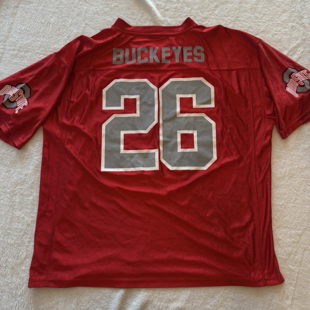 Ohio State Buckeyes #26 Starter Jersey Men's XL College Football OSU Red